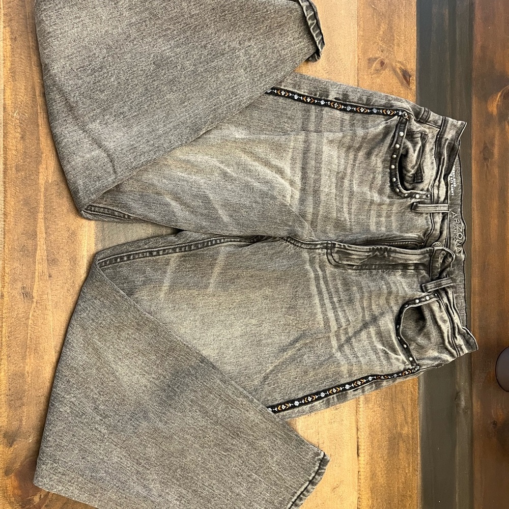 Gray High Rise Jeans